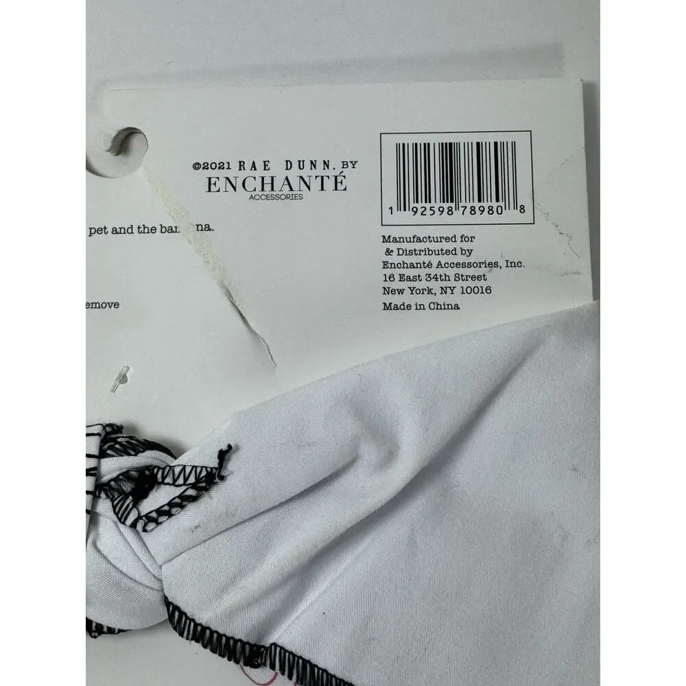 Rae Dunn 2 Pack Pet Bandannas Good Girl Size S/M 100% Cotton NWT